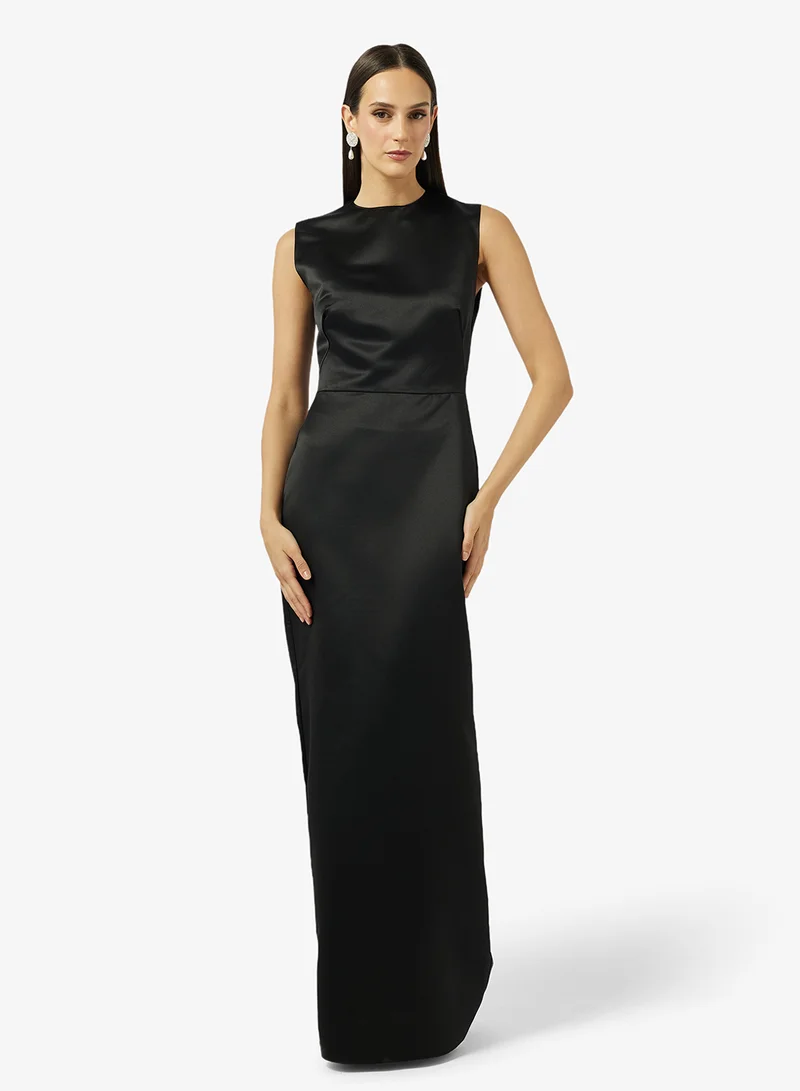 Namshi x  Contrast Toned Gown With Embellishment for Women | Best Price UAE